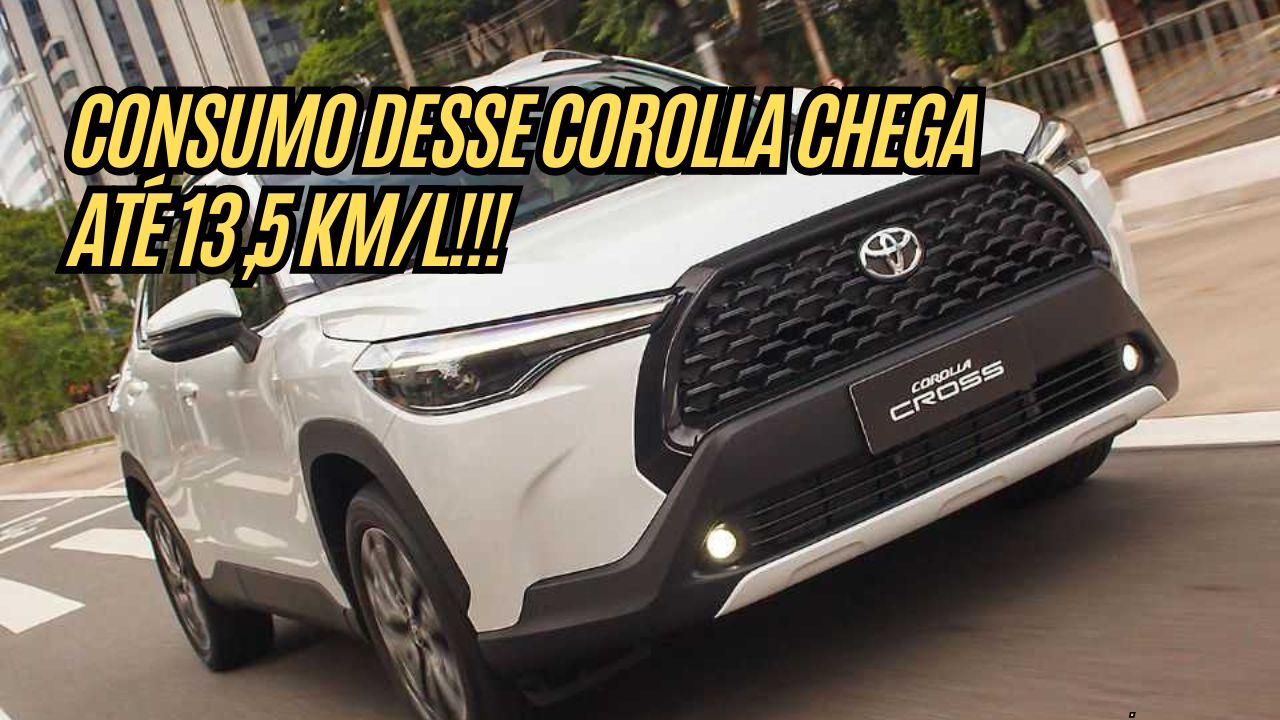 Toyota Corolla Cross 2.0 FLEX 2022 se destaca pela durabilidade e economia, com motor 2.0 aspirado de 177 cv e médias de consumo que chegam a 13,5 km/l na gasolina