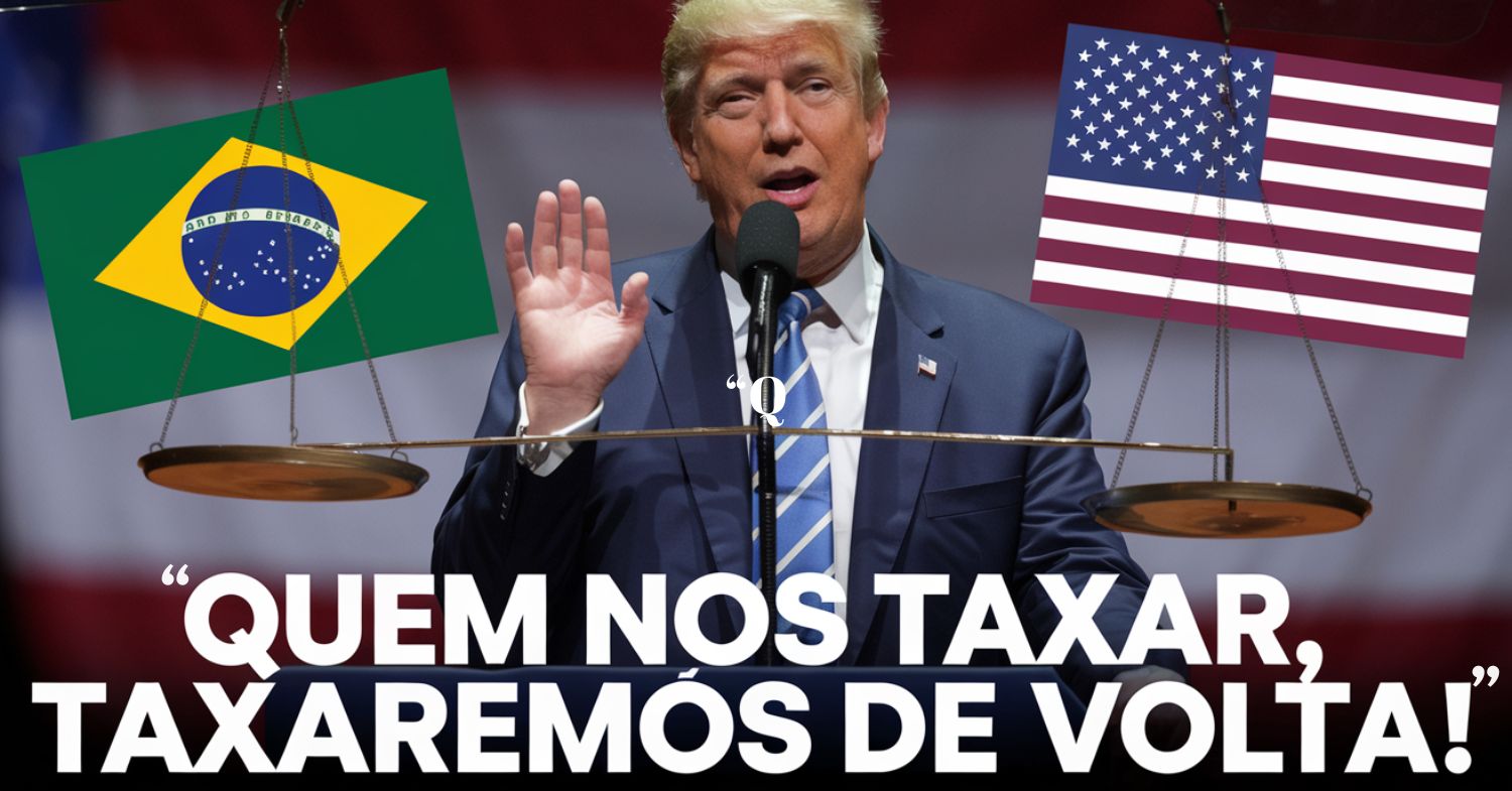 Trump quer taxar o Brasil! Presidente eleito dos Estados Unidos anuncia intenção de aplicar tarifas a produtos estrangeiros