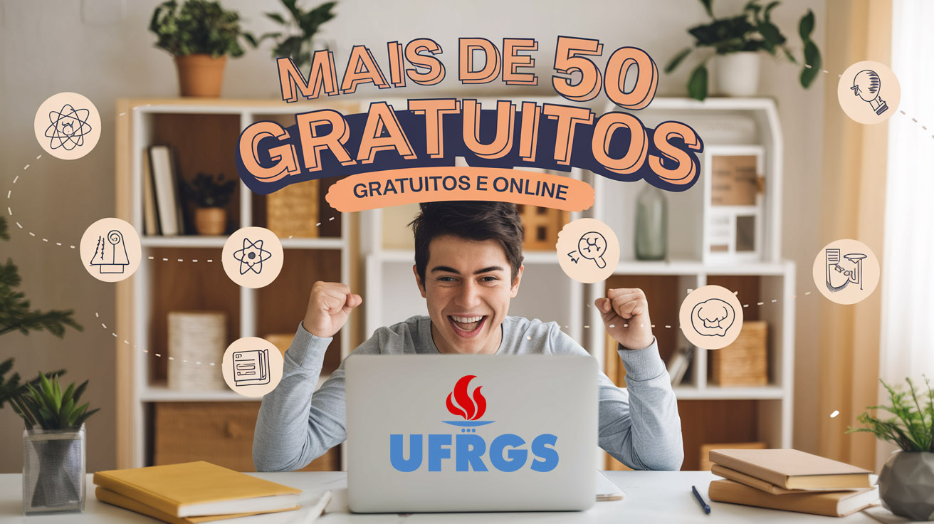 Mais de 50 cursos gratuitos com certificado estão disponíveis na plataforma Lúmina da UFRGS. Acesse online e aprimore-se sem custos!