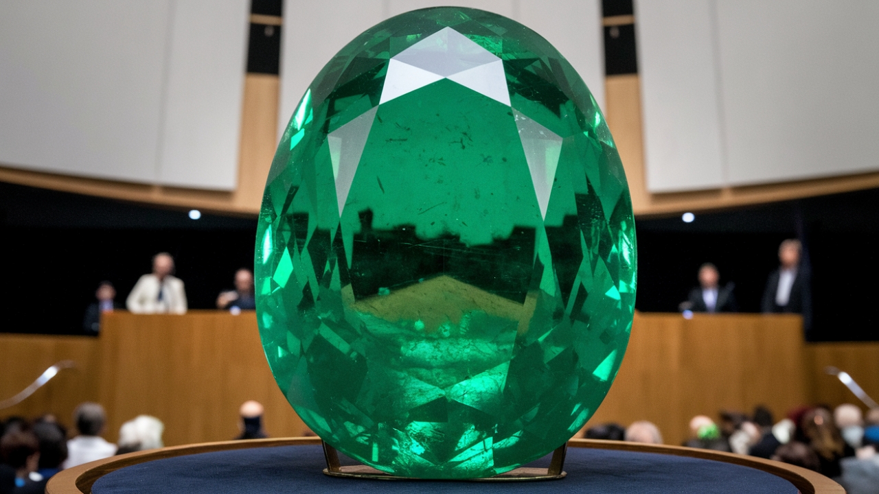 Leilão histórico: esmeralda rara de 69 kg, encontrada na Bahia e avaliada em R$ 1,15 bilhão, será disputada em Salvador com valor mínimo de R$ 100 milhões. Saiba como essa pedra rara chegou ao mercado! 