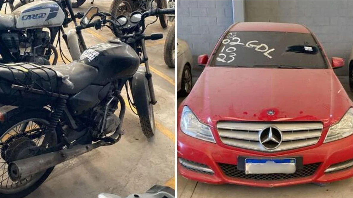 Autos de lujo como Mercedes-Benz por R$ 17.500