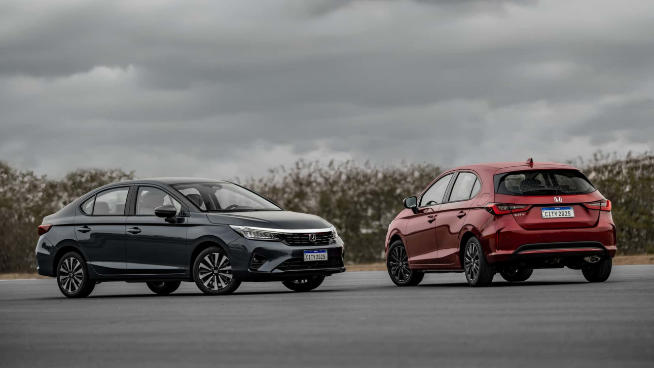 Honda City 2025 llega con diseño renovado, seguridad de ponta e eficiência de consumo. (Imagem: divulgação)
