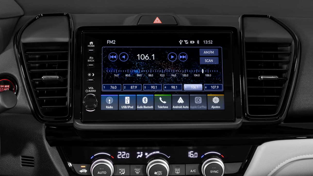 Honda City 2025 llega con diseño renovado, seguridad de ponta e eficiência de consumo. (Imagem: divulgação)