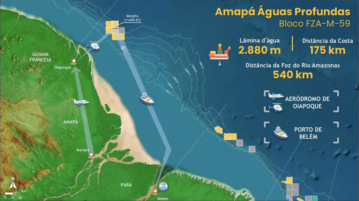 Los países vecinos que hacen frontera con la Margen Ecuatorial y pueden participar de la exploración son Guayana, Surinam y Guayana Francesa, que ya cuentan con grandes reservas en operación. Guayana, por ejemplo, estima más de 11 mil millones de barriles en reservas, mientras que Surinam se destaca por sus avances tecnológicos y alianzas internacionales, consolidando la región como uno de los mayores polos de petróleo del mundo.
