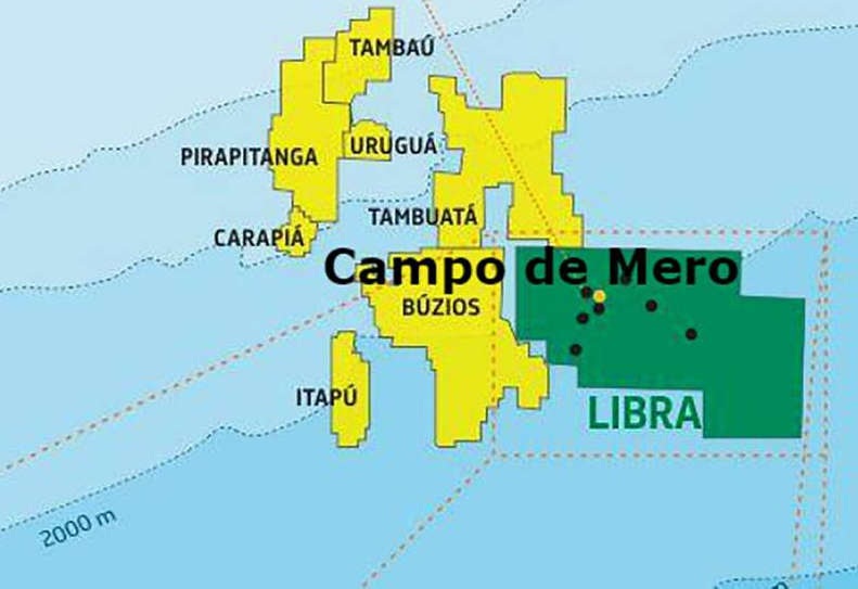 El campo de Mero está ubicado en aguas ultraprofundas de la Cuenca de Santos, a 180 km de la costa de Río de Janeiro, con una profundidad de agua de 2.100 metros. Actualmente, ya cuenta con cuatro FPSOs en operación y tiene capacidad de producción instalada de 770 mil barriles de petróleo por día, consolidándose como uno de los mayores activos del pre-sal brasileño.