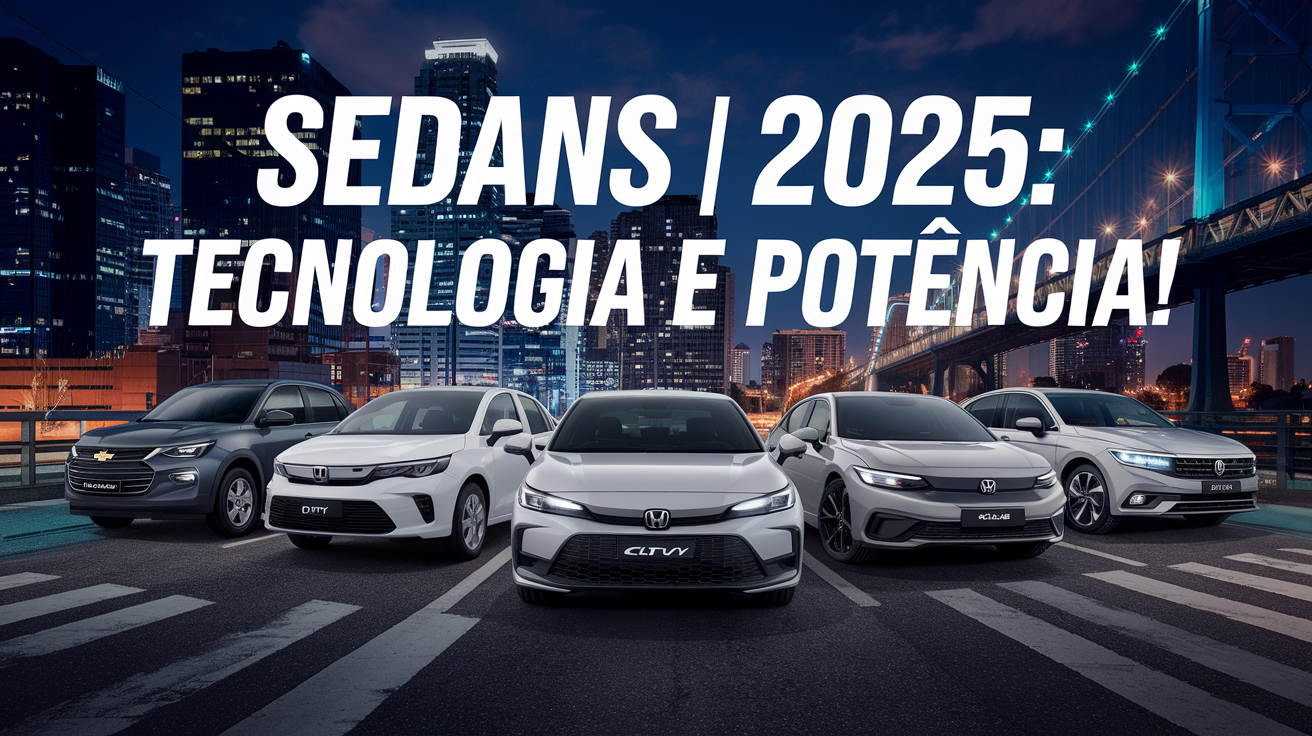 Conheça cinco sedans que prometem desafiar os SUVs no Brasil em 2025, trazendo tecnologia, inovação e desempenho surpreendentes.