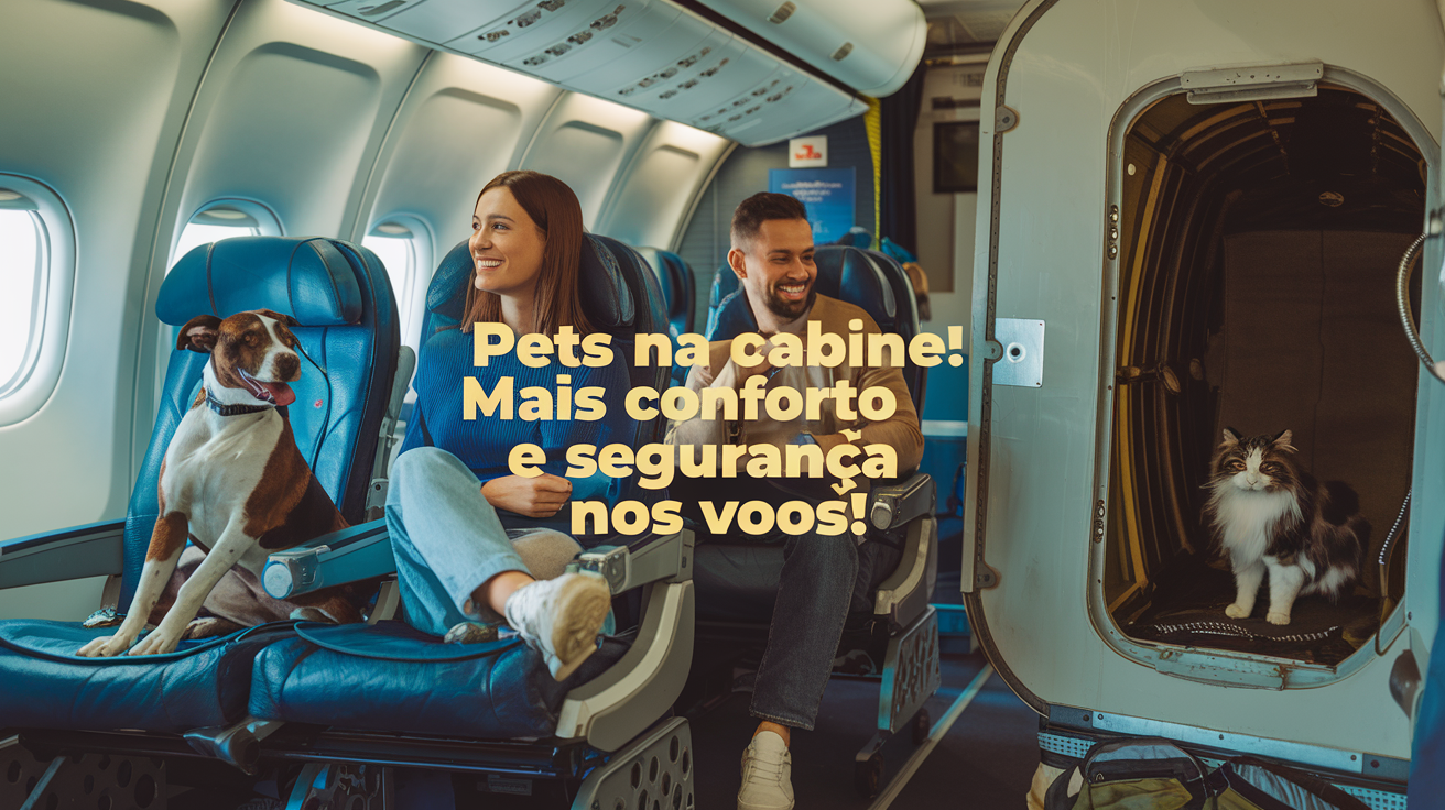 Nova lei em SP autoriza pets pequenos no avião e prevê multas milionárias para companhias que negligenciam segurança. Saiba mais!