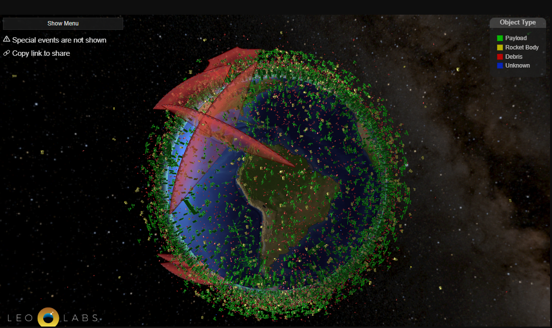 Actualmente, existen más de 10.000 satélites orbitando la Tierra, además de trillones de fragmentos de detritos espaciales.