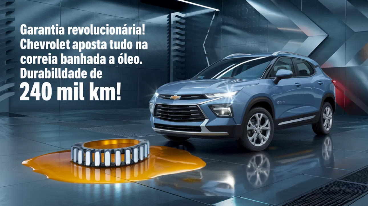 Chevrolet amplia garantia da correia dentada banhada a óleo para 240 mil km e promete acabar com críticas.