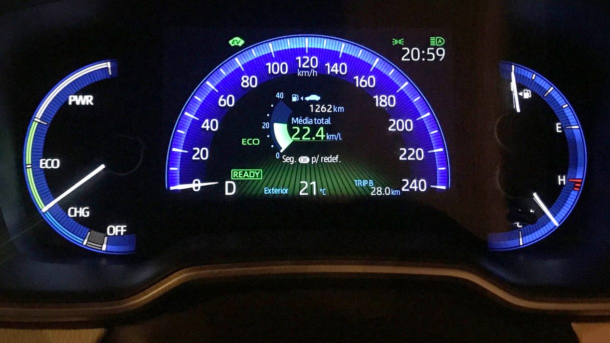 Toyota Corolla Híbrido Altis 2020: El sedán que hace hasta 19,5 km/l en la ciudad y ofrece 7 airbags por R$ 125 mil!