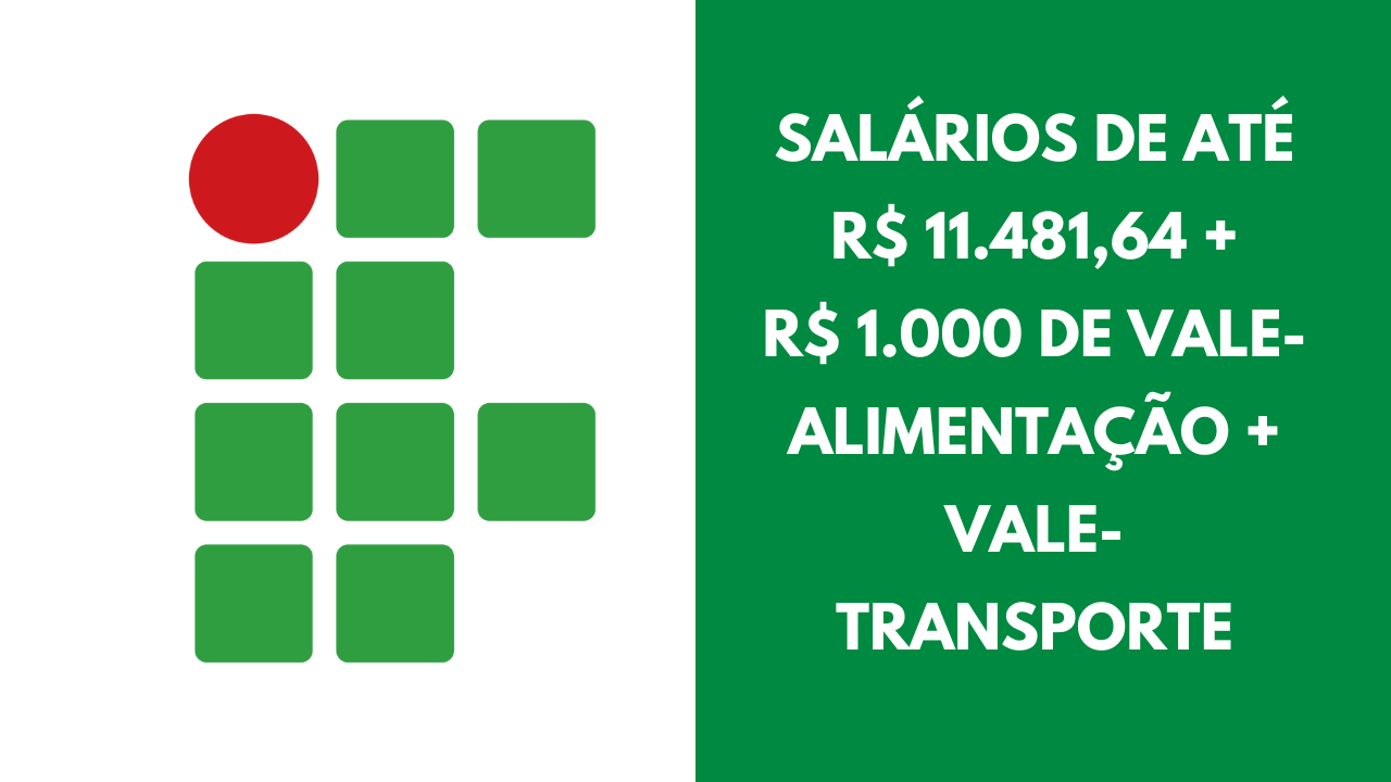Instituto Federal abre vagas de emprego em concurso público para professor em diversas áreas, com salários e benefícios atrativos.