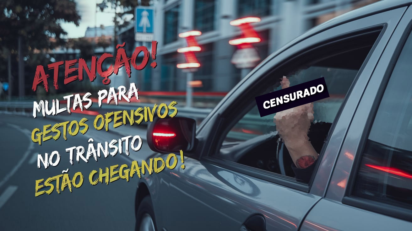 Nova lei pode multar motoristas por gestos obscenos no trânsito. Saiba como a medida pode impactar o comportamento nas ruas.