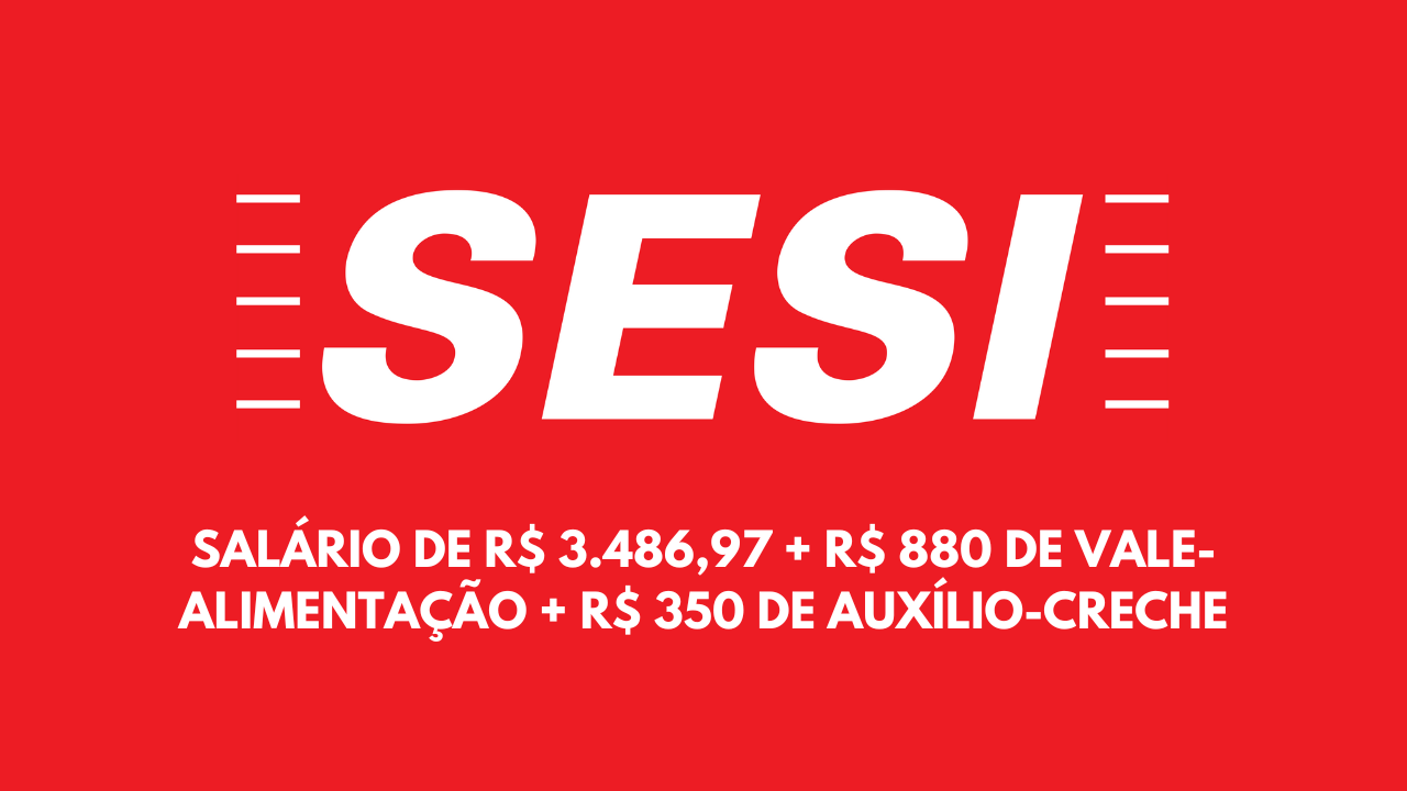 Já pensou em trabalhar no SESI? SESI busca um profissional para preencher a vaga de emprego no cargo de Cirurgião-Dentista, confira!