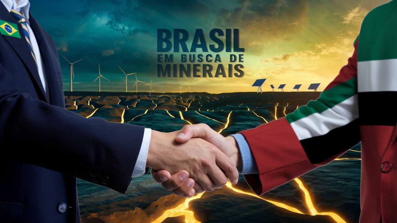 Brasil fecha acordo HISTÓRICO de R$ 15 Bilhões com Emirados Árabes para dominar o mercado de minerais estratégicos