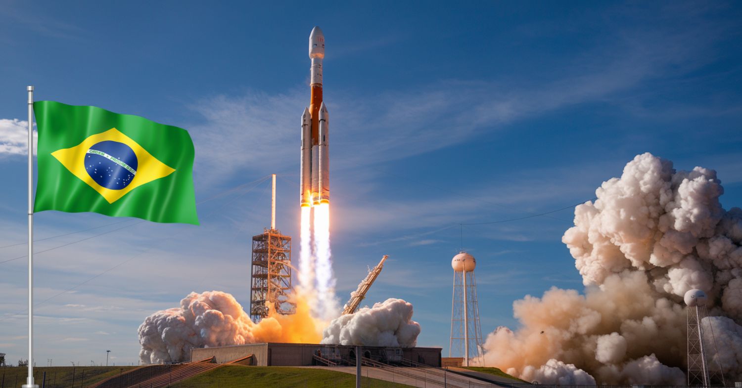 Com nova estatal sancionada por Lula, o Brasil entra na disputa global por foguetes e satélites, mirando o protagonismo no espaço