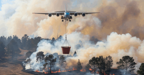Como funcionam os aviões usados no combate a incêndios florestais