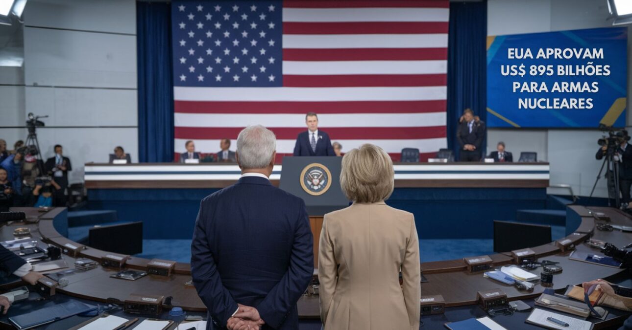 EUA elevam poder militar a outro patamar Biden aprova US$ 895 bilhões para armas nucleares e defesa