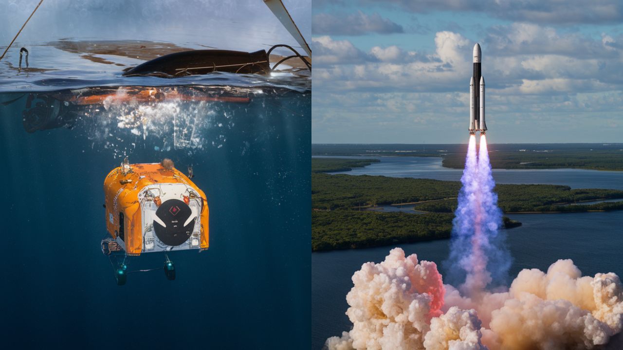 Enquanto alguns sonham em nos transformar em uma civilização espacial, outros nos guiam para um destino inexplorado: o fundo do oceano