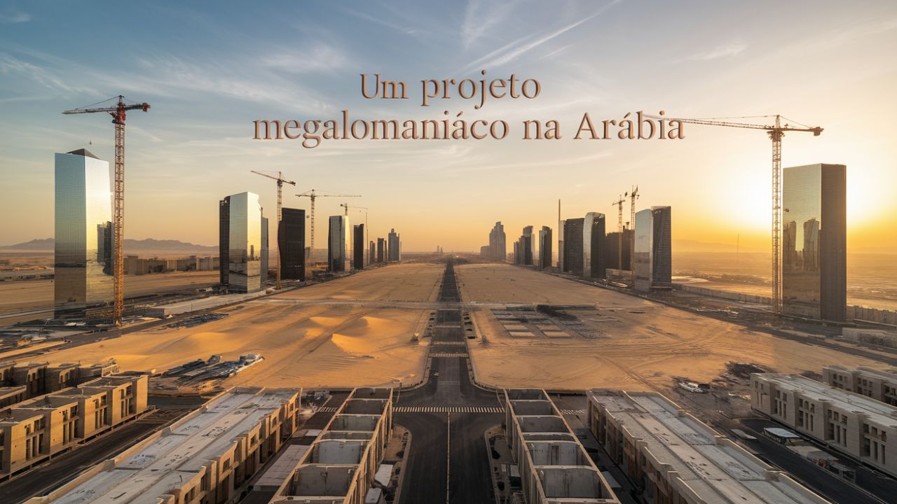 NEOM: Influenciadores mostram a vida na cidade do futuro que MAIS parece um parque industrial em construção