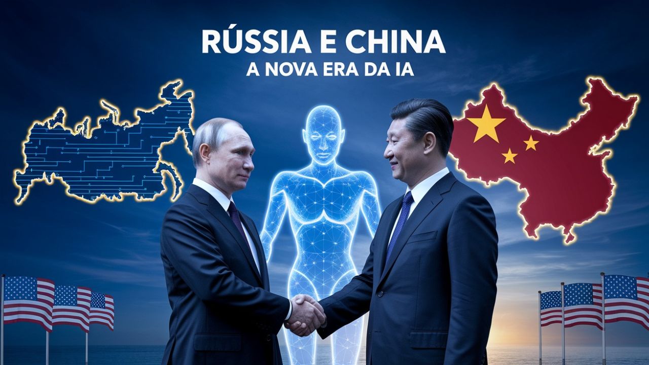 Rússia declara guerra tecnológica: Putin une forças com a China para dominar a inteligência artificial e desafiar os EUA