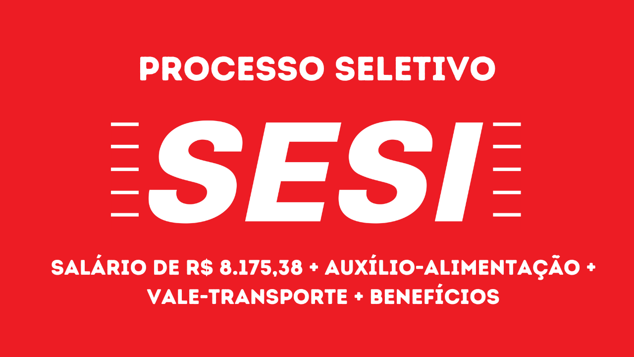 O SESI está com uma vaga de emprego aberta para Supervisor de Saúde em Blumenau, com atuação salário atrativo + benefícios.