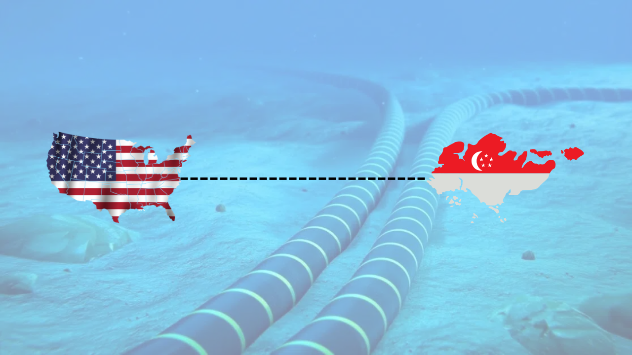 Cabo submarino Bifrost vai conectar diretamente os EUA e Singapura, fortalecendo a comunicação e o fluxo de dados entre os dois países.