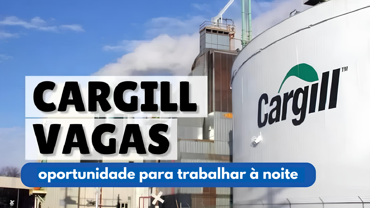 Está procurando uma oportunidade? Cargill busca um profissional para preencher uma vaga de emprego noturna para Técnico de Segurança.