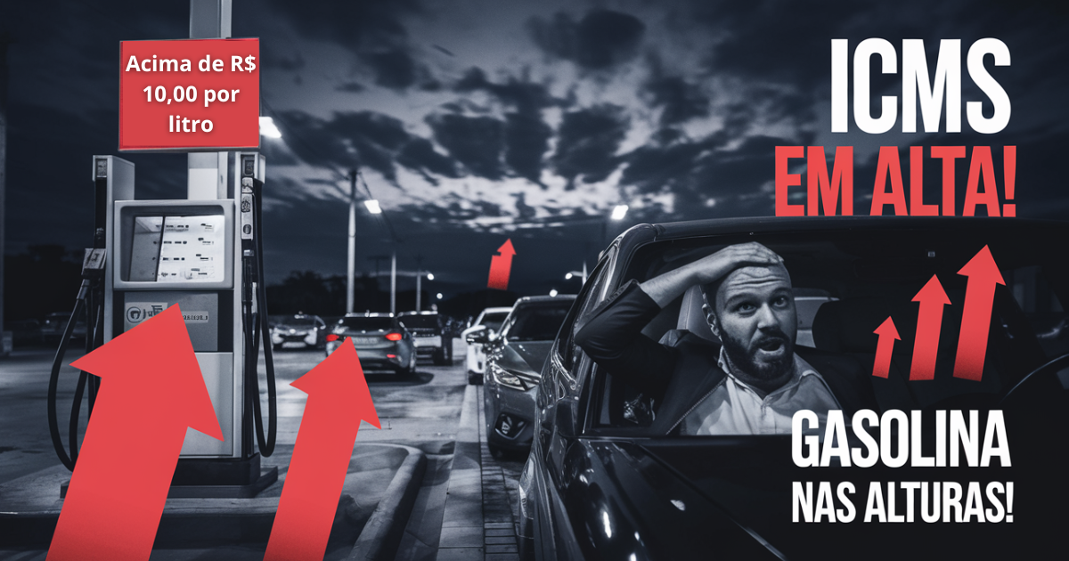 Gasolina e diesel sobem em 2025 com alta do ICMS e petróleo. Saiba como isso impacta o bolso e o futuro econômico do Brasil. ( Imagem: Reprodução/Canva)