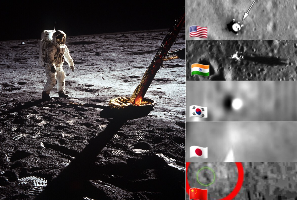 Las fotos hechas por sondas como la Chandrayaan-2, de India, y el Lunar Reconnaissance Orbiter, de EE. UU., muestran detalles impresionantes, como huellas dejadas por los astronautas. Hasta hoy, los equipos científicos y el módulo de descenso del Apollo 11 están allí, intactos en la superficie lunar.