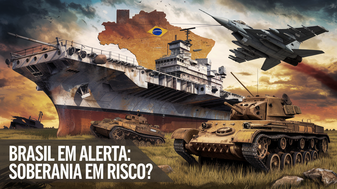 O Brasil enfrenta uma grave crise militar. Marinha, Exército e FAB sofrem com sucateamento, ameaçando a defesa nacional em caso de guerra.