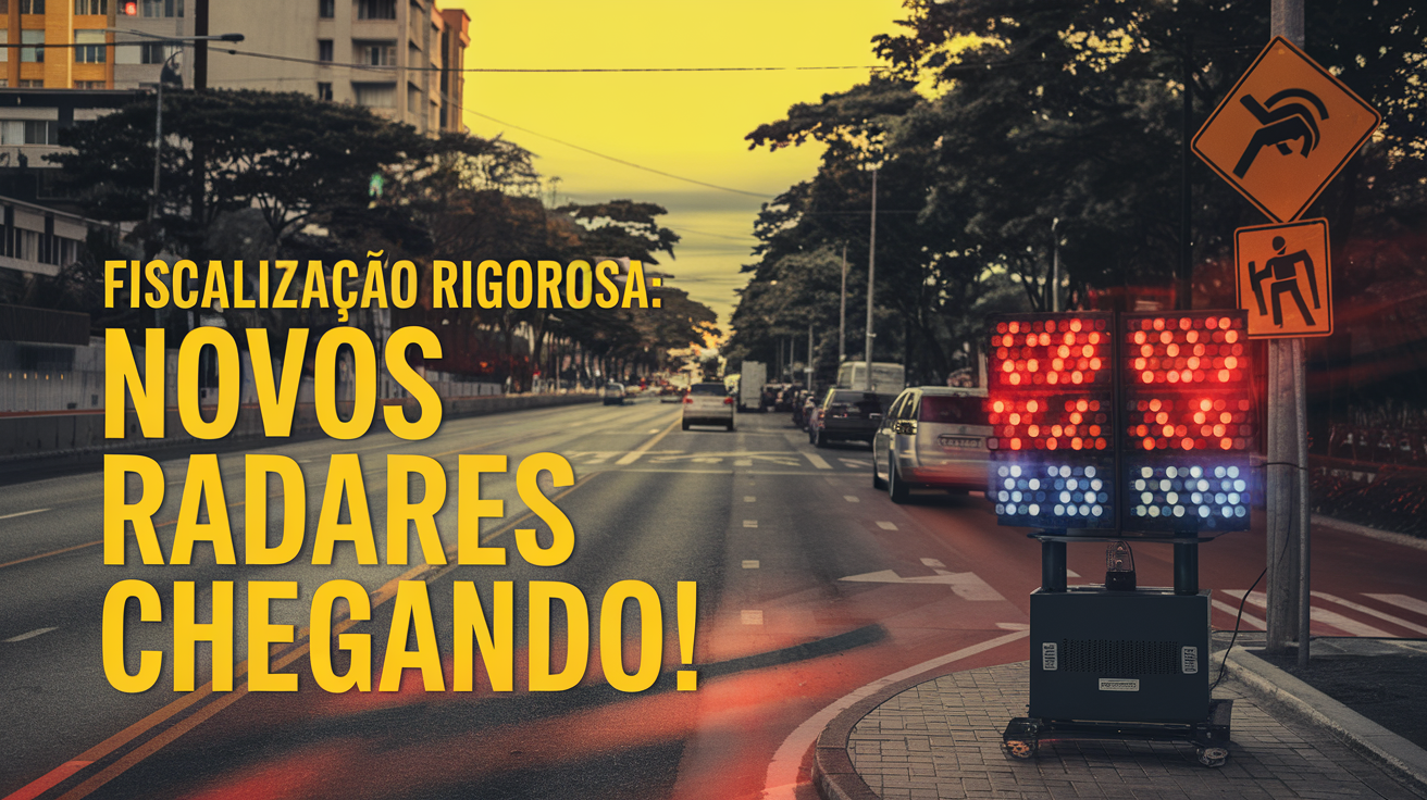 Prefeitura de BH anuncia 16 novos radares! Motoristas enfrentarão fiscalização rigorosa com equipamentos modernos que visam salvar vidas no trânsito.