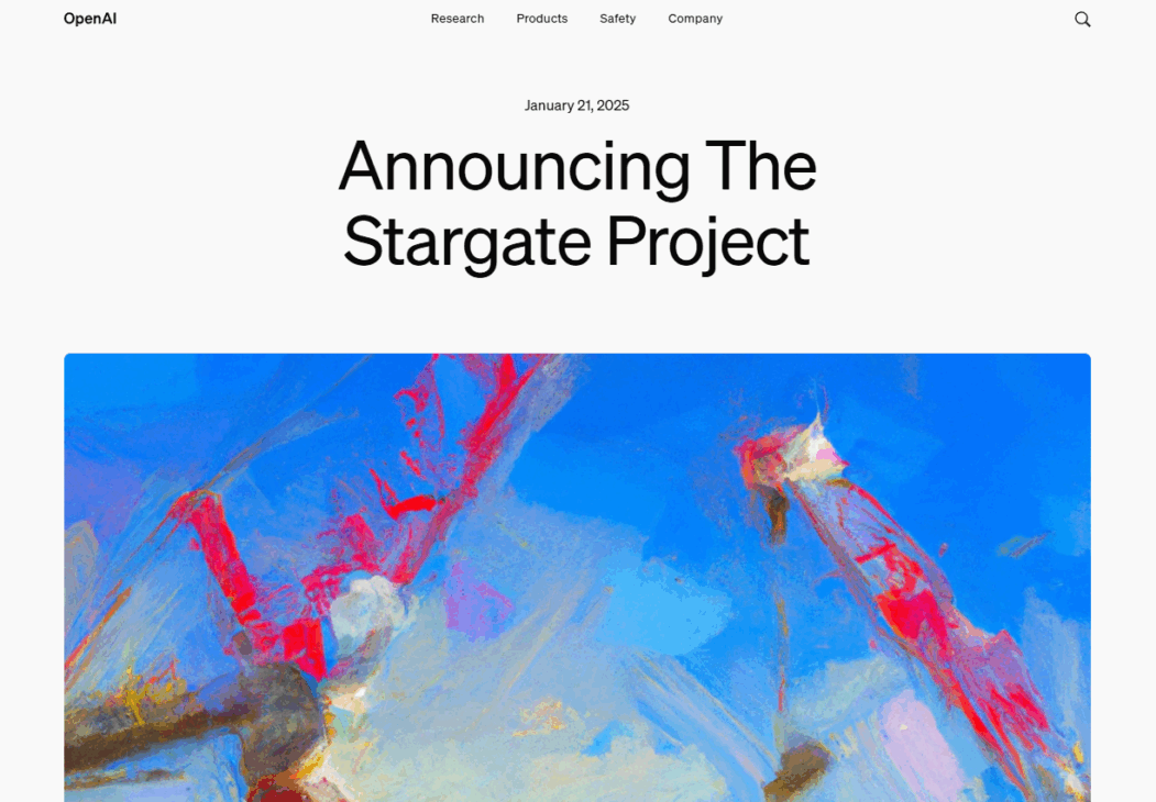 OpenAI está en el centro del Proyecto Stargate porque es una de las principales organizaciones del mundo en inteligencia artificial, conocida por crear tecnologías innovadoras como ChatGPT. Su elección garantiza experiencia técnica y visión estratégica para desarrollar la infraestructura necesaria y liderar el avance de la IA en Estados Unidos. Su credibilidad y historial de grandes proyectos atraen a inversores y socios importantes, como SoftBank, para hacer realidad el proyecto.