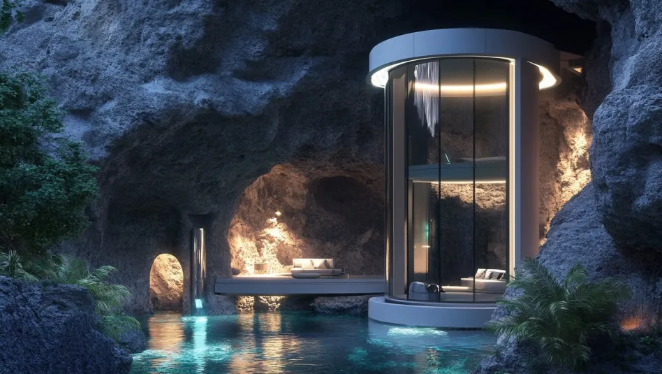 El bunker es extremadamente seguro. Tiene sistemas de seguridad avanzados, como autenticación biométrica, paredes a prueba de explosiones y trampas tácticas para proteger a los residentes.