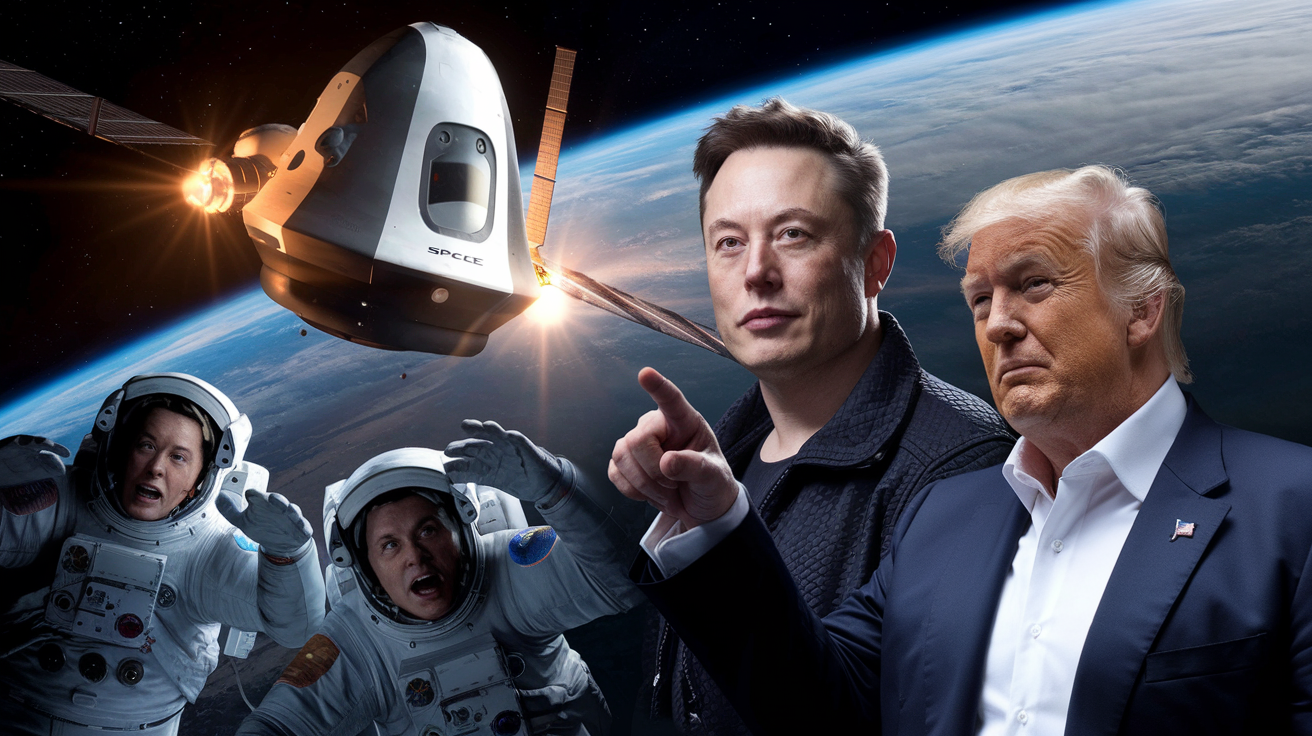 Donald Trump pede a Elon Musk para resgatar astronautas presos no espaço, criticando o governo Biden. O bilionário promete agir rapidamente.