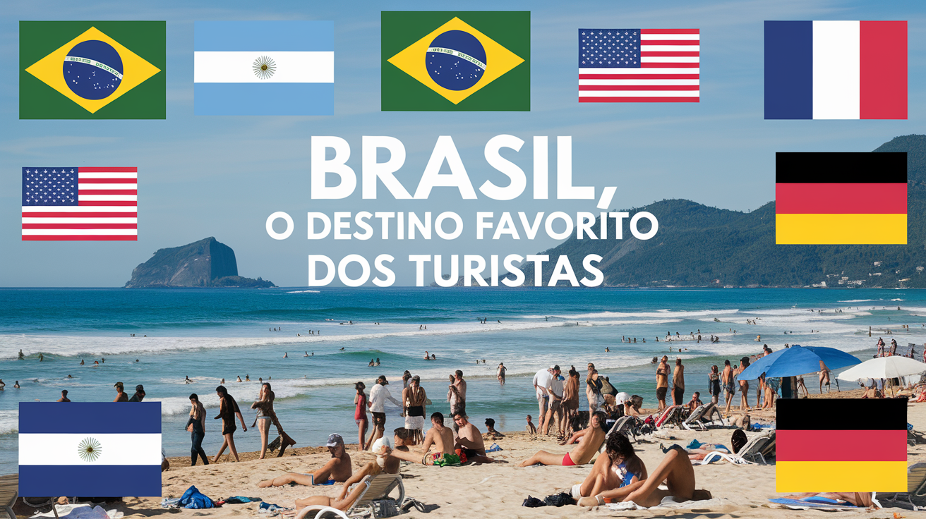 O Brasil bate recorde de turistas estrangeiros, especialmente argentinos, e movimenta a economia com geração de empregos e aumento no turismo.