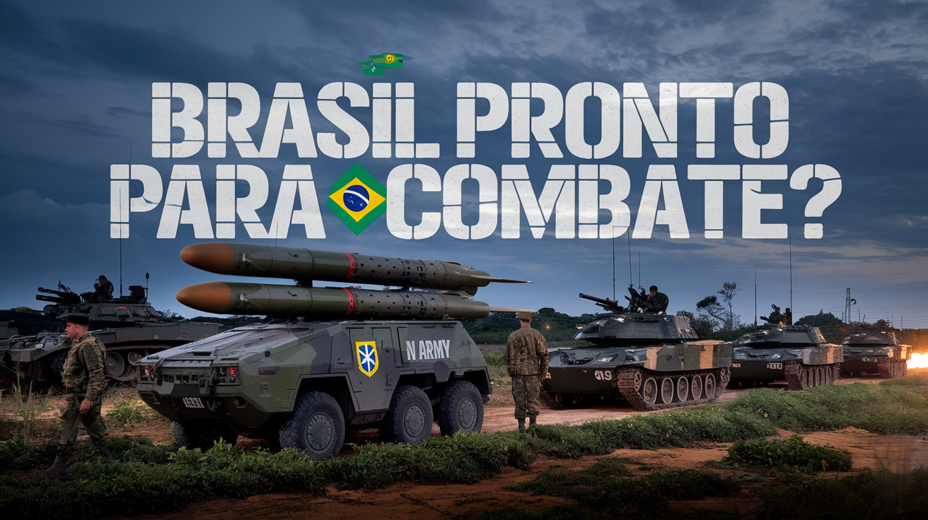 Brasil recebe mísseis Spike LR2 de Israel em meio a tensões com a Venezuela. Reforço estratégico amplia defesa em regiões críticas. (Imagem ilustrativa)