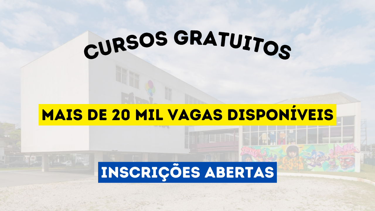 Programa Fábricas de Cultura oferece 800 vagas em cursos gratuitos em diversas áreas artísticas e tecnológicas nas unidades de SP. Inscrições já estão abertas!