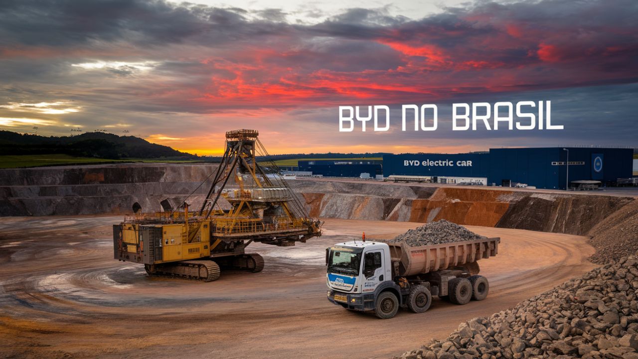 BYD surpreende o mundo: Gigante chinesa garante direitos de mineração no vale do lítio do Brasil!