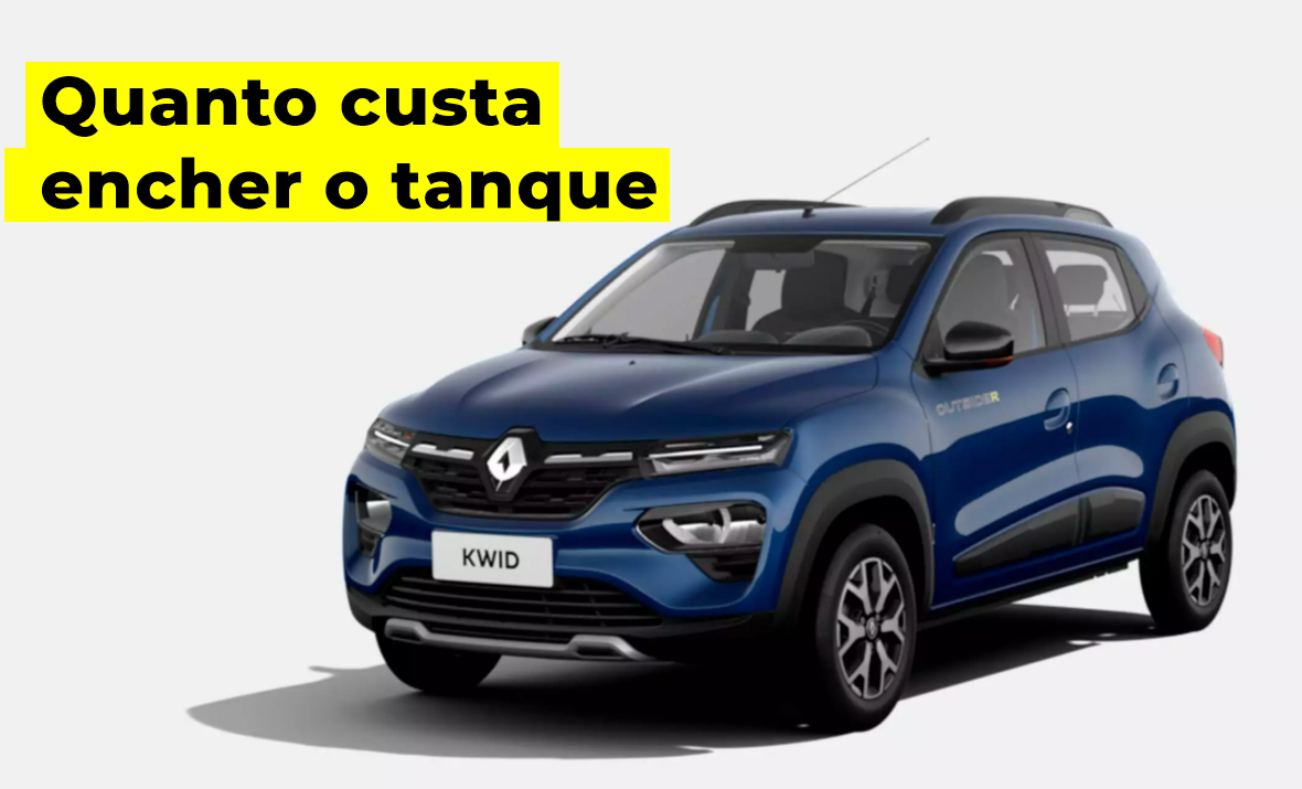 Quanto custa encher o tanque do Kwid