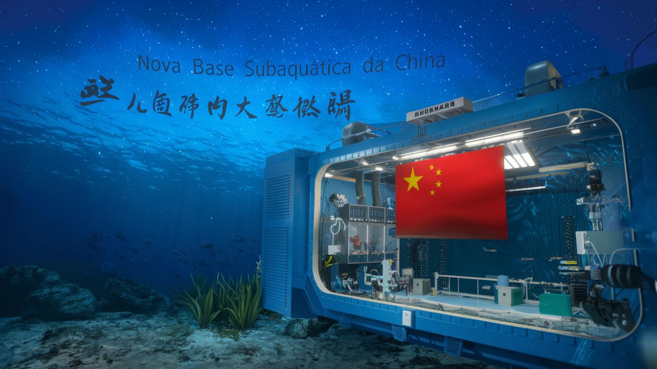 China anuncia construção de um megalaboratório subaquático a 2.000 metros de profundidade no Mar da China Meridional para explorar riquezas ocultas no fundo do oceano!