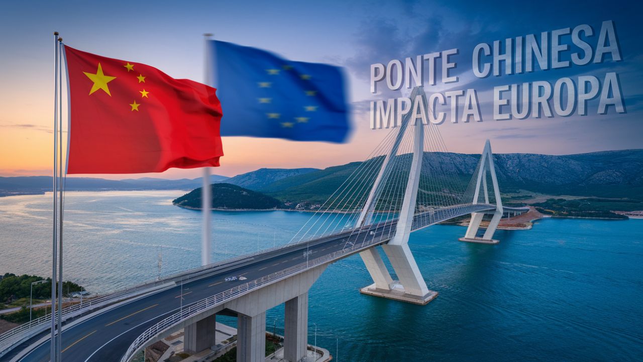 China crava os pés no quintal da Europa: A Ponte de £ 358 milhões que mudou a geopolítica europeia