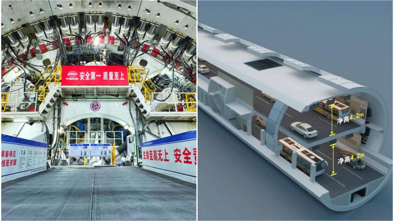 China desafia os limites da construção e cria o maior túnel subaquático do mundo com uma máquina de perfuração gigante!