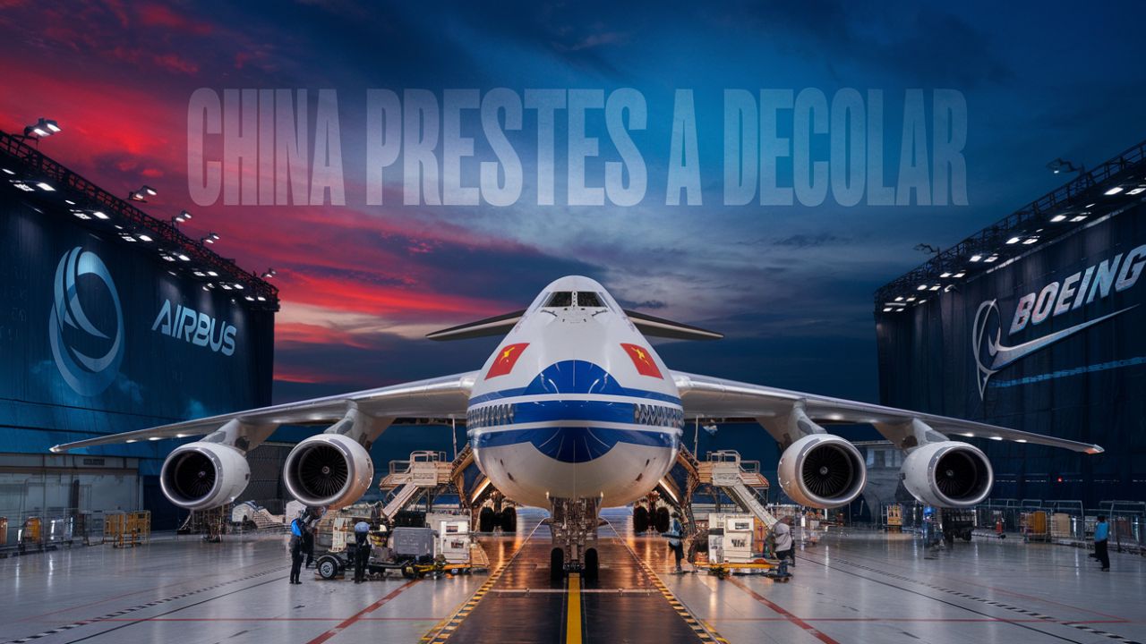 China entra na guerra dos jumbos: O plano para desafiar Airbus e Boeing com seus próprios gigantes dos céus