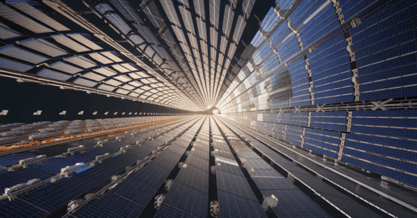 China planeja construir usina solar de 1 km no espaço