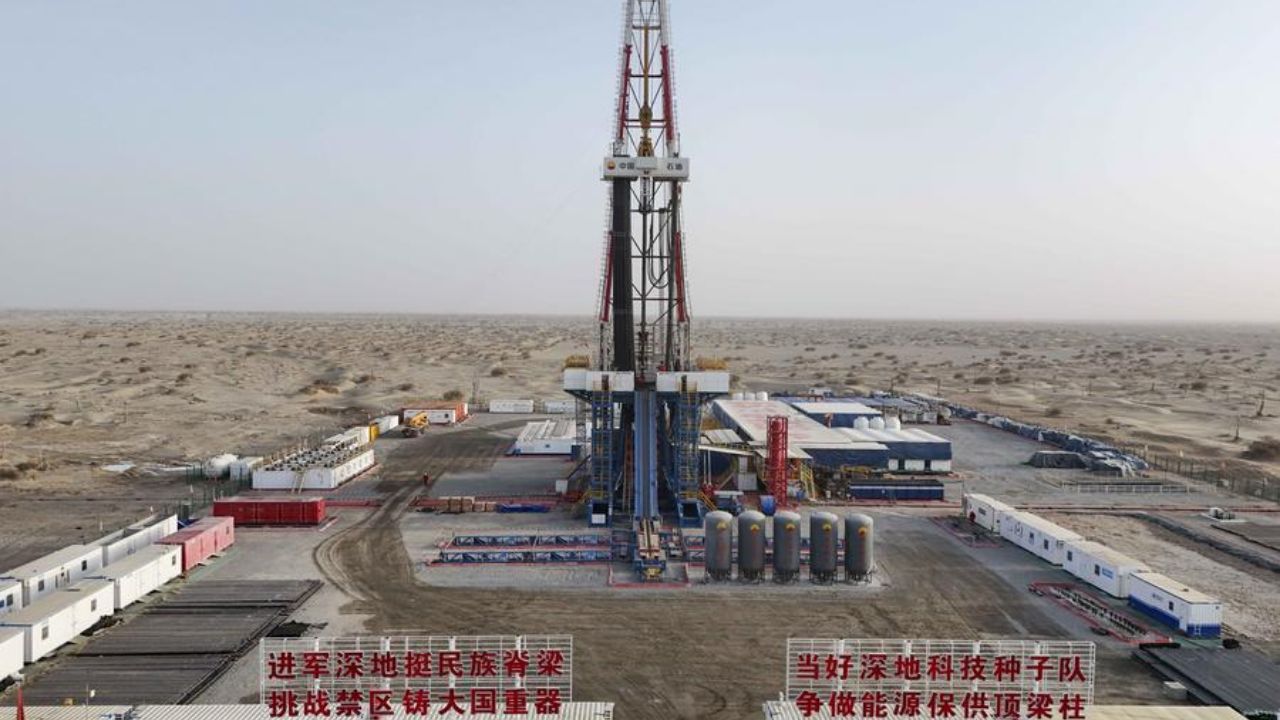 China quebra recordes com o poço vertical mais profundo do mundo e revoluciona a exploração de petróleo!