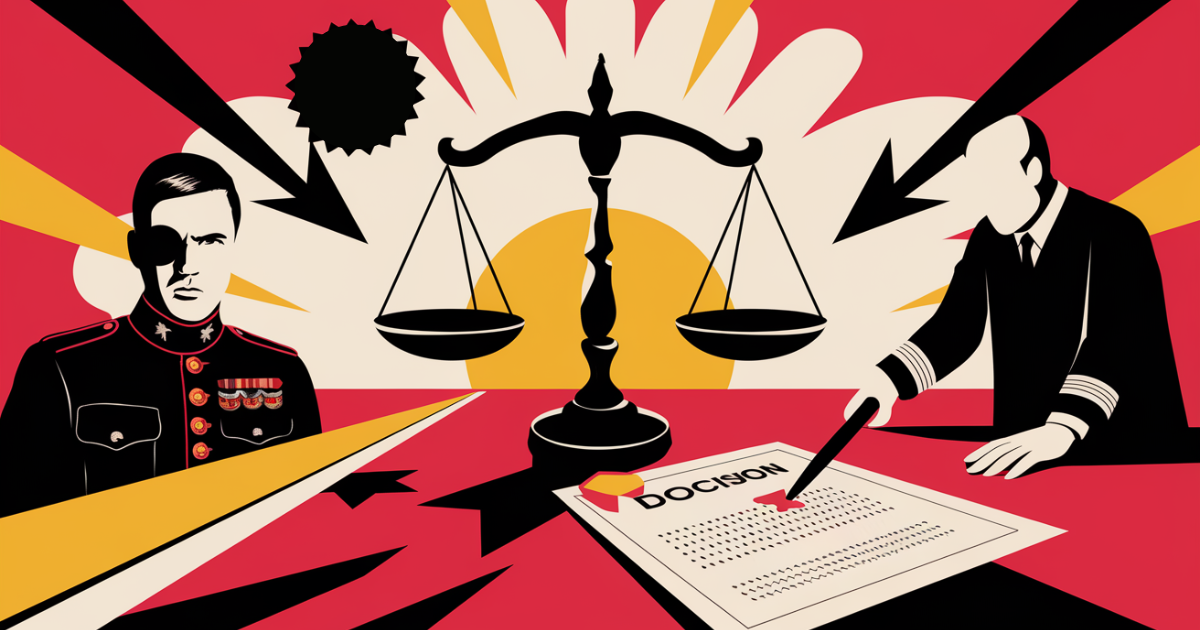 Marinha é condenada a reformar cabo que perdeu a visão em acidente de serviço, destacando a responsabilidade das Forças Armadas. (Imagem: Reprodução/Canva/IA)