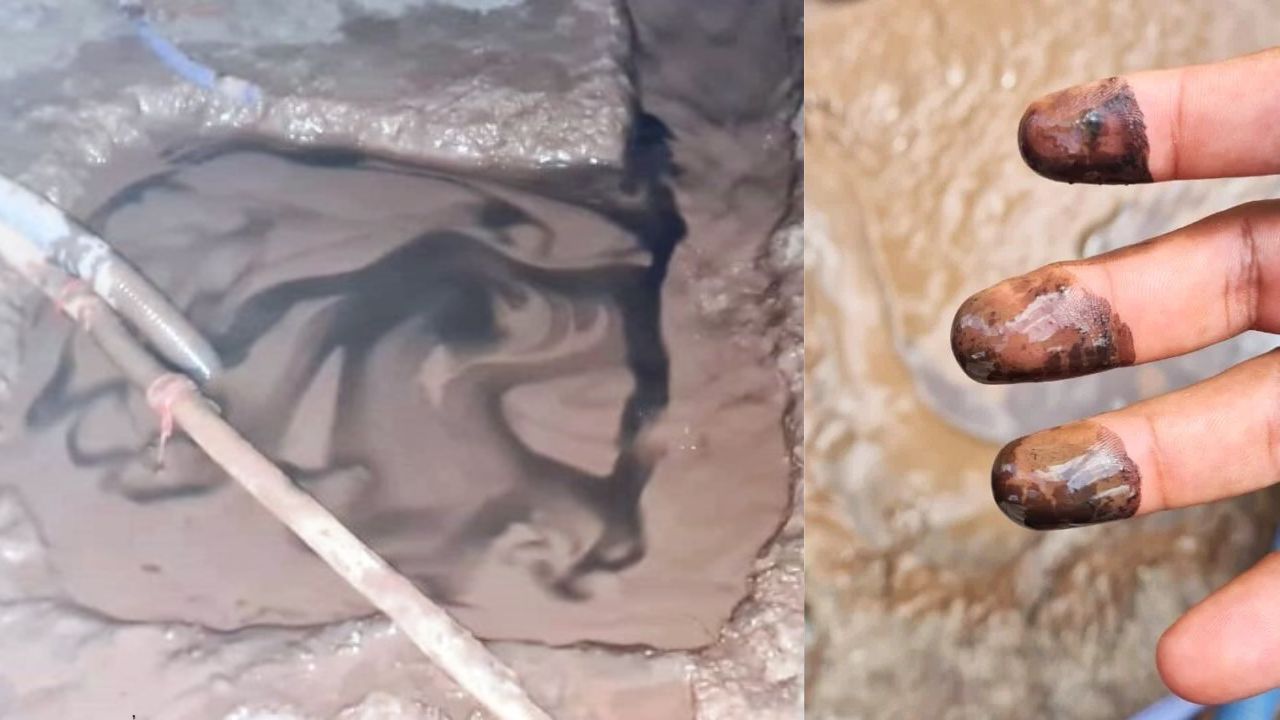 Descoberta surpreendente! Geólogo roraimense encontra petróleo a apenas 17 metros de profundidade durante escavação, em uma área conectada à bacia do Tacutu, reforçando o potencial petrolífero do país