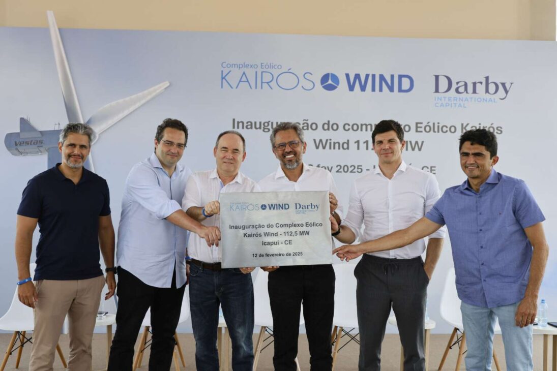Gobernador del estado de Ceará Elmano de Freitas y ejecutivos de Kairós Wind
