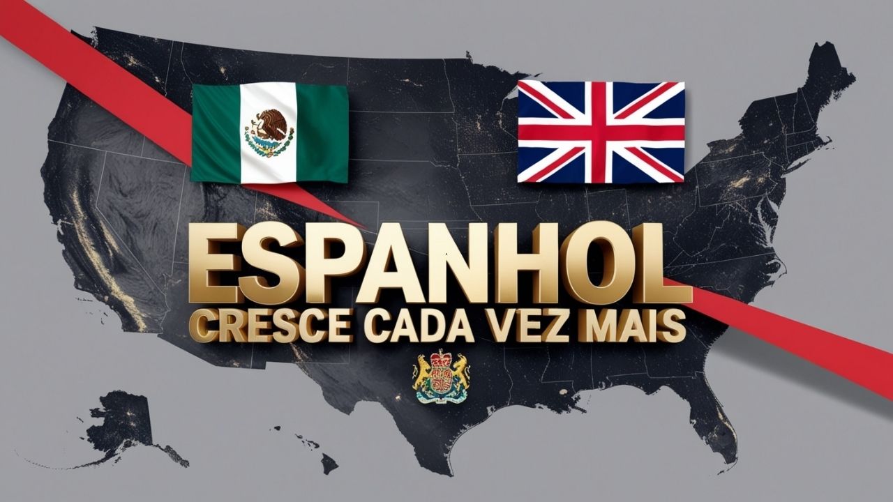 Inglês NÃO é oficial nos EUA! Descubra por que milhões de americanos falam espanhol e o futuro do idioma no país