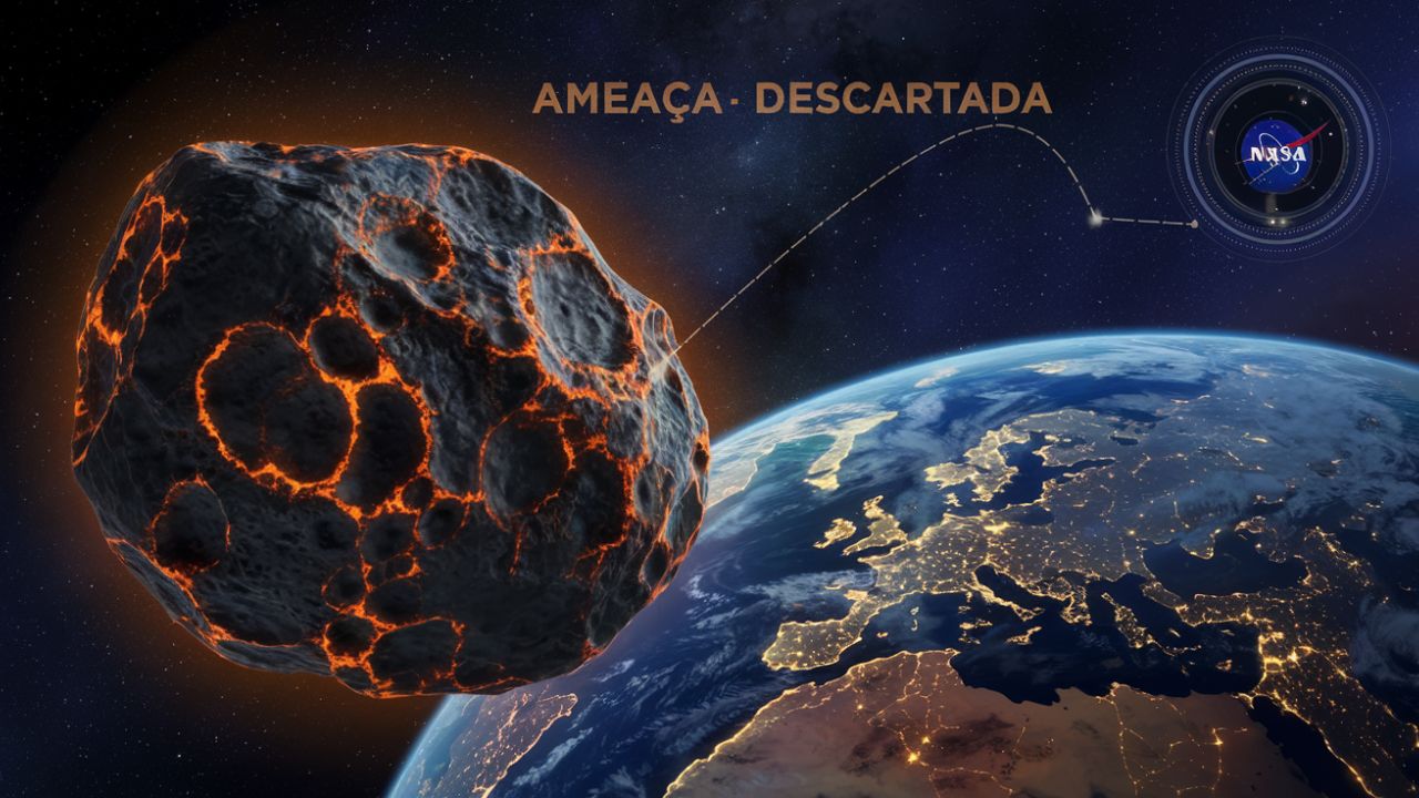 Nasa alerta sobre asteroide que poderia atingir a Terra, mas descarta ameaça após novos cálculos